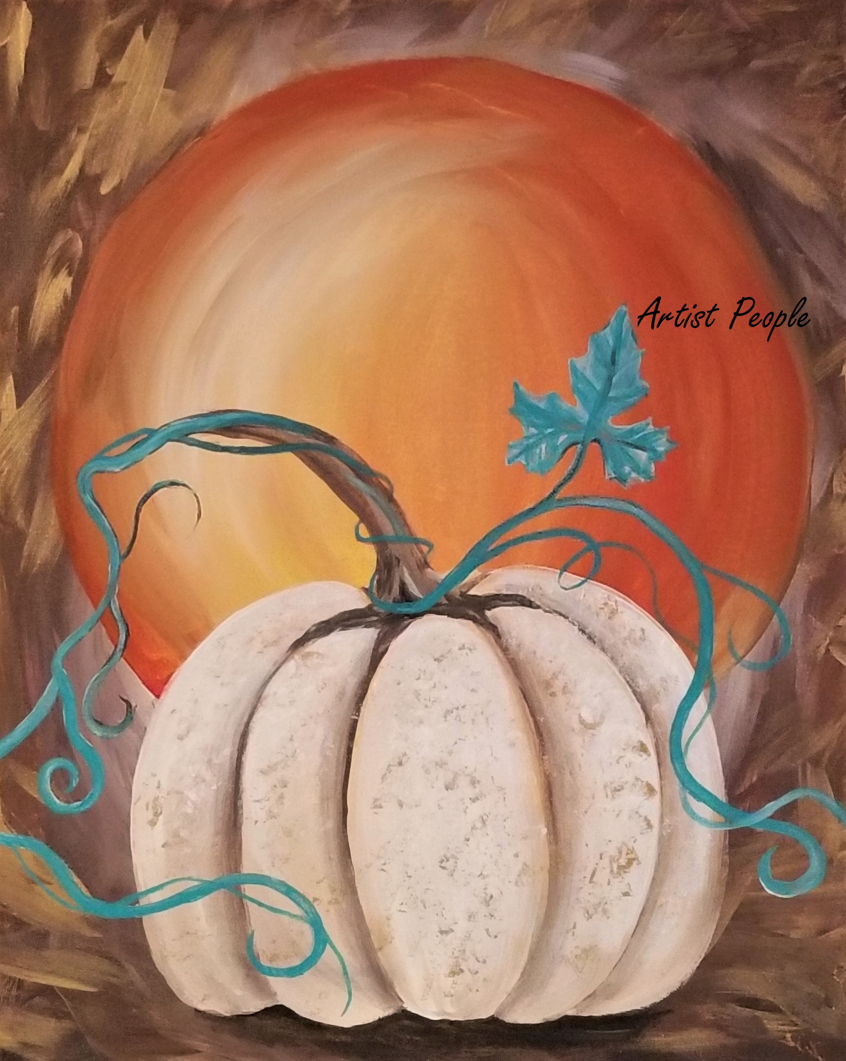 HarvestMoon Wine and Painting Party in New Jersey Fun paint