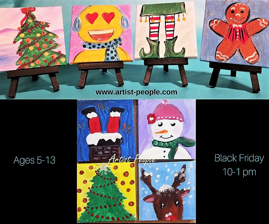 Black Friday KIDS CAMP Wine and Painting Party in New Jersey Fun